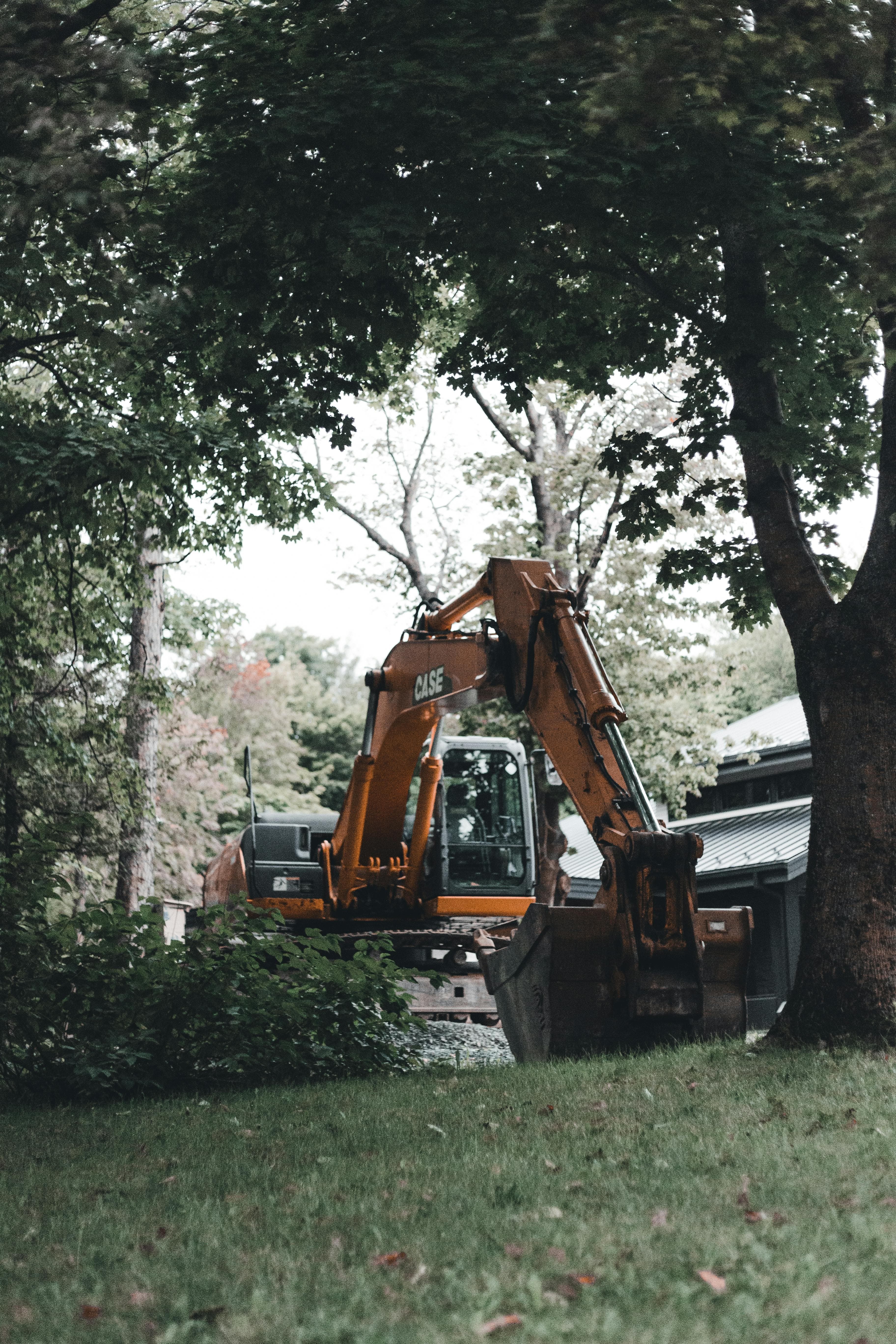 Excavator performing hardscape work for Terra Core Excavation in Orlando