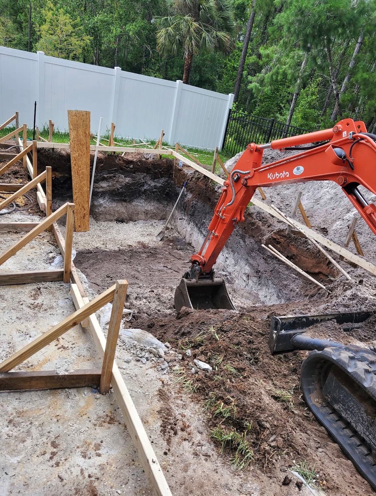 Pool Installation project 1